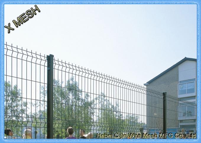 High Security 3D Curved PVC Coated Steel Wire Mesh Protecting Fence Panels