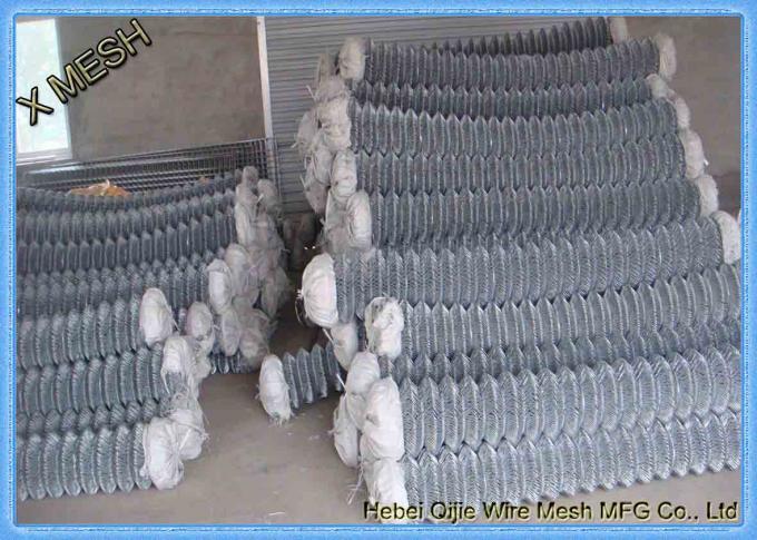 Durable Metal Security Chain Link Fence Privacy Fabric For Farm / Garden