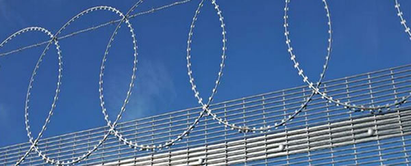 razor wire for 358 mesh fence