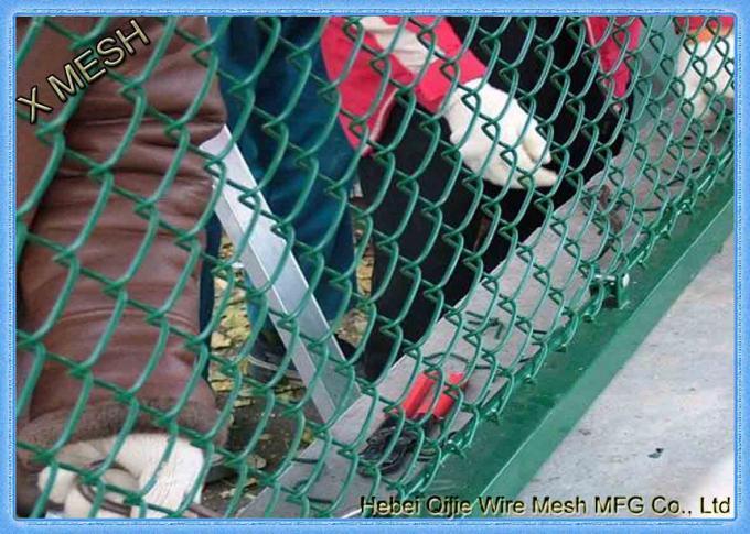 pvc coated chain link fence for scholl