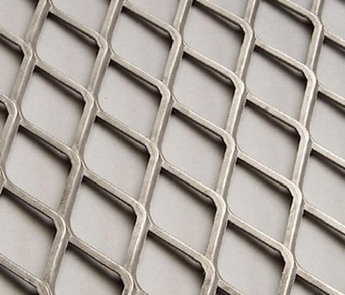 Expanded Wire Mesh 24in X 24in Pattern Anodized Industrial Stretching