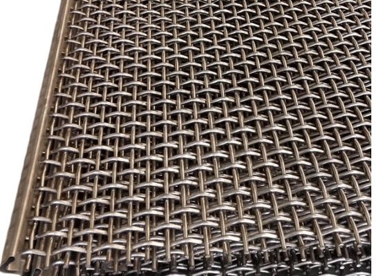 304 Mesh Crimped Stainless Steel Wire Mesh For Mining Screen