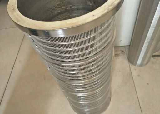Johnson Continuous Wedge Wire Screen Pipe / Water Well Screen For Oil Well