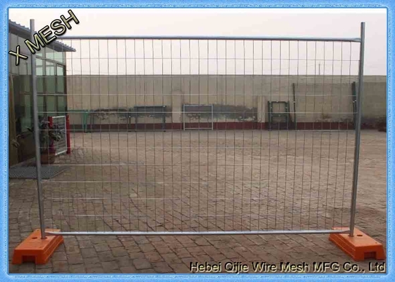Movable Temporary Welded Mesh Fence Panels Steel Material Anti - Weather