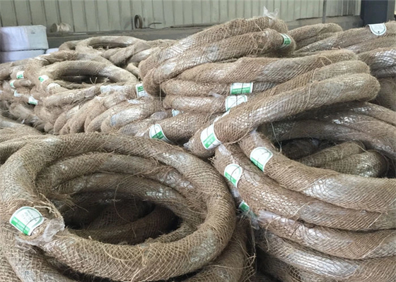 Woven Redrawing Galvanized Binding Wire For Hanger Wire Iron / Steel