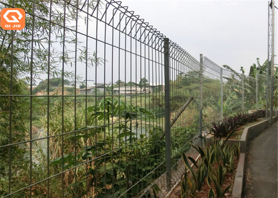 Welded Wire Mesh Roll Top Curved Metal Fence Brc Powder Coating
