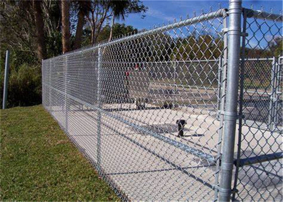 Galvanized And Black Pvc Coated 1.8m Chain Link Fence Fabric