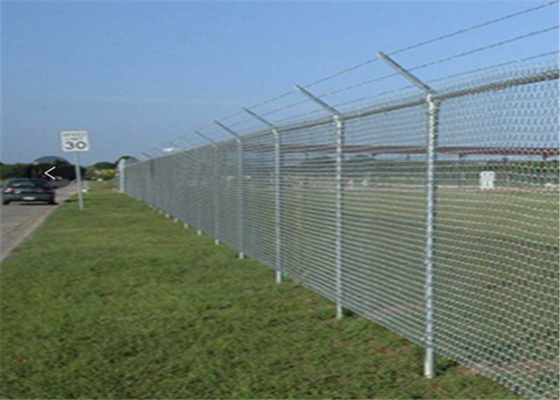 6 Foot Galvanized 11.5 Gauge Coated Chain Link Fence