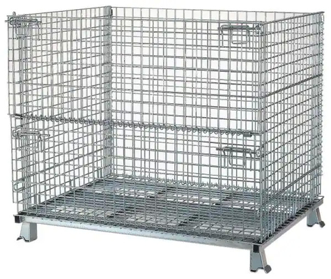 Industrial Collapsible 500kg Metal Wire Mesh Basket