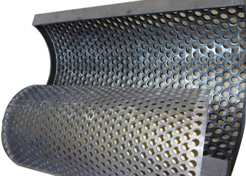 304 Stainless Steel Perforated Screen Sieve Bend 0.5mm Thickness