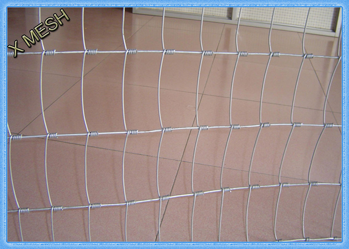 High Tensile Welded Wire Fence Panels Galvanized 1.5m Hinge Joint For