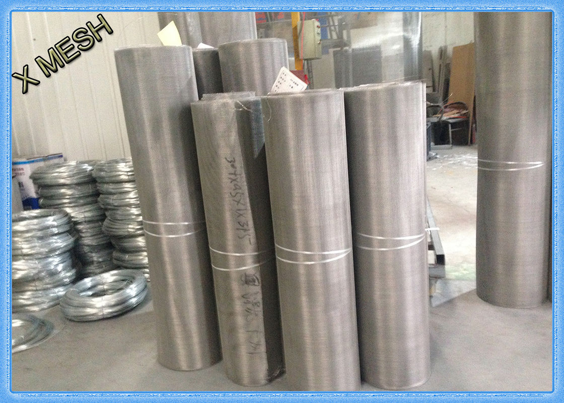 SUS 304 Fly Screen Mesh , Stainless Steel Insect Screen Mesh Roll