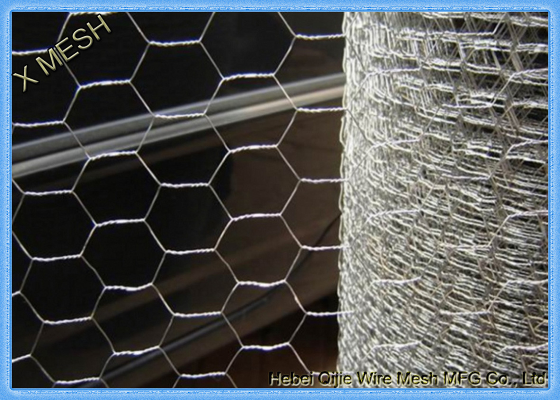 Galvanized Hexagonal Chicken Wire Mesh Screen 0.9 X 30 M Roll Anti