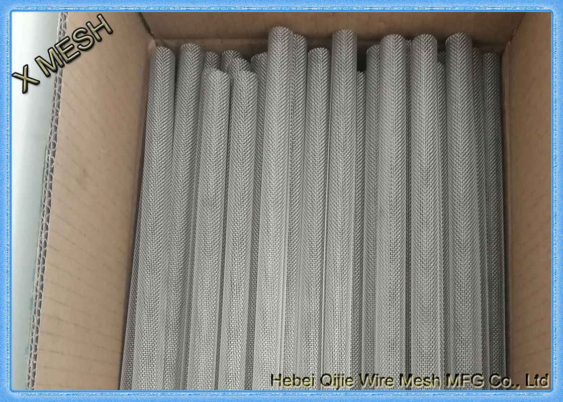 T304 Stainless Steel Metal Wire Mesh Filter Cylinder 7cm Outer Diameter