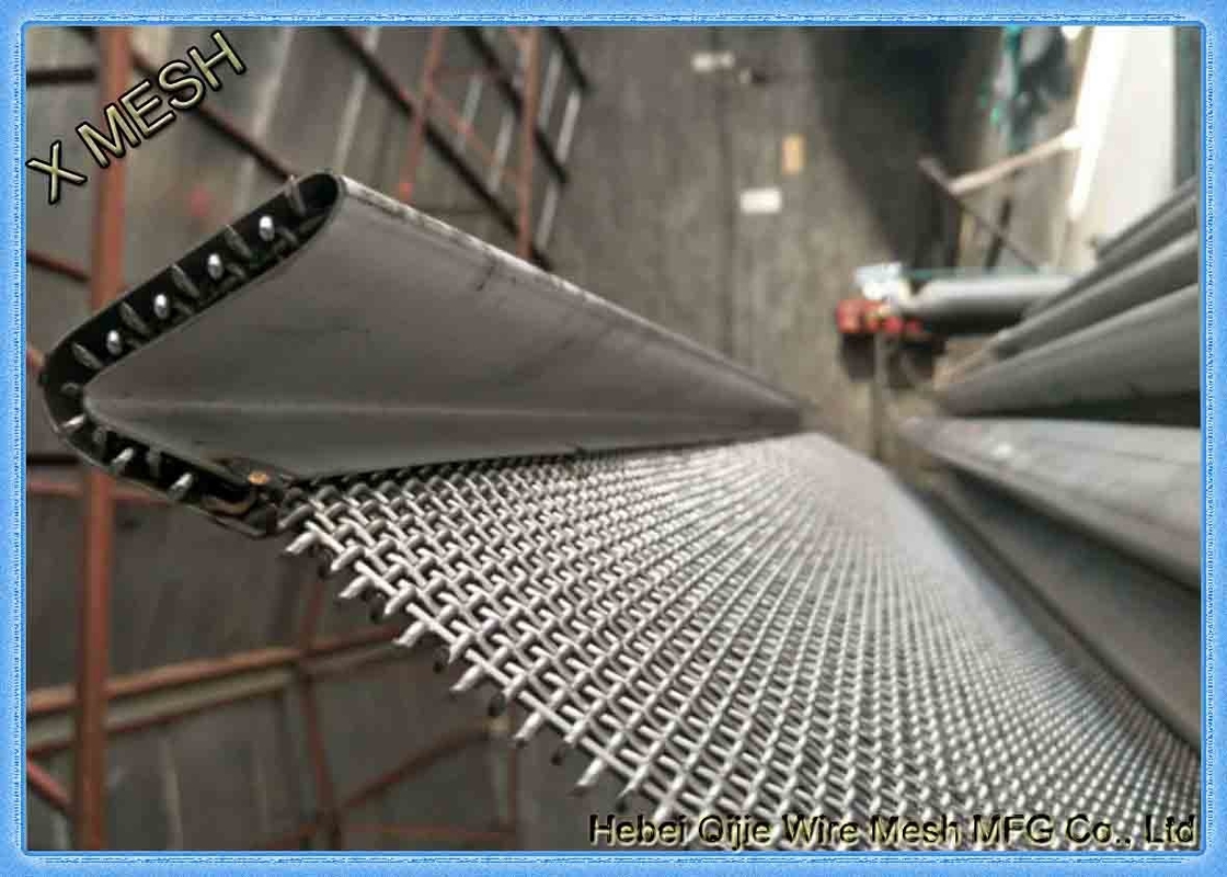 Galvanized / Painted Vibrating Screen Mesh , Heavy Duty Wire Mesh