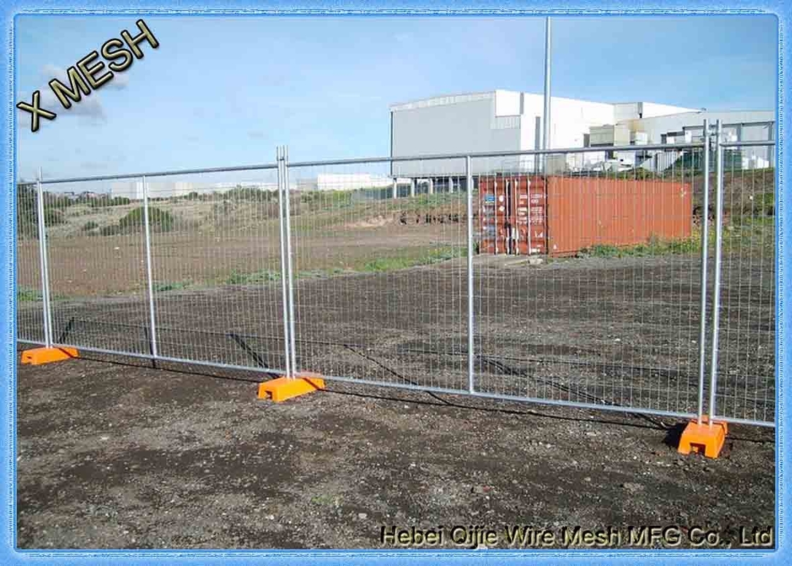Anti Climb Temporary Construction Fence Panels 2.1x2.4m 60X150mm Mesh