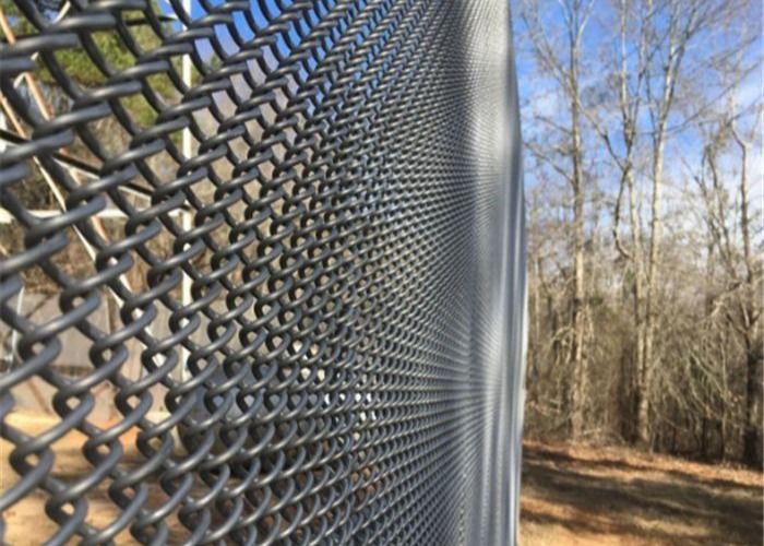 Heavy Zinc Coated Chain Link Fence Fabric Boundary Wall Galvanized Steel