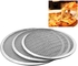 Kitchen Tools Flat Mesh Odm Aluminum Round Pizza Pan 12 Inch