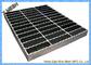 Hot Dipped Galvanized Steel Grating Serrated Welded For Platforms 25 X 3.0 Mm Type