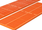 Red / Orange Color Moulded Polyurethane Screens Mining Application Vibration Screen