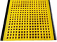 PU Sieve Media &amp; Urethane Mesh Mats Deck Bend Plate Sheet In Yellow Color