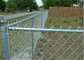 6FT Chain Link Fence Fabric , Diamond Mesh Fencing Low Carbon Iron Wire