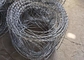 Cross Type And Iron Wire Material Oem Concertina Razor Wire Anti Rust 10m/Roll