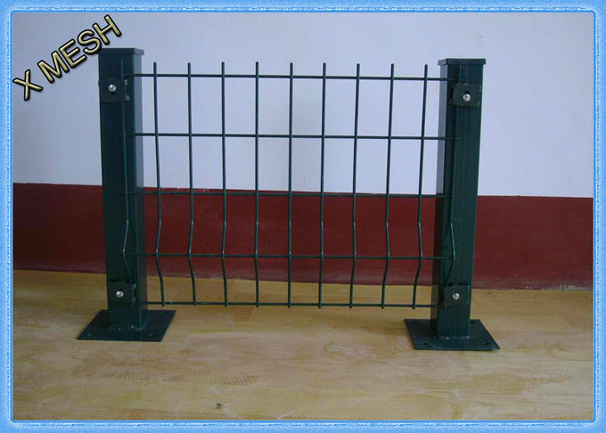 High Security 3D Curved PVC Coated Steel Wire Mesh Protecting Fence Panels