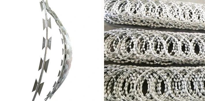 Blade Fencing Barb 450mm Concertina Razor Wire Bto-18 6