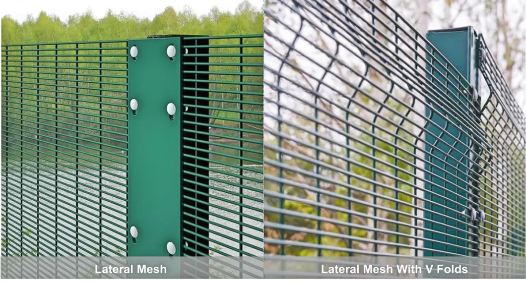 Heavy Duty Cheap Plastic Metal Garden Prison Railway Station High Security 358 Anti Climb Wire Mesh Fence for Sale