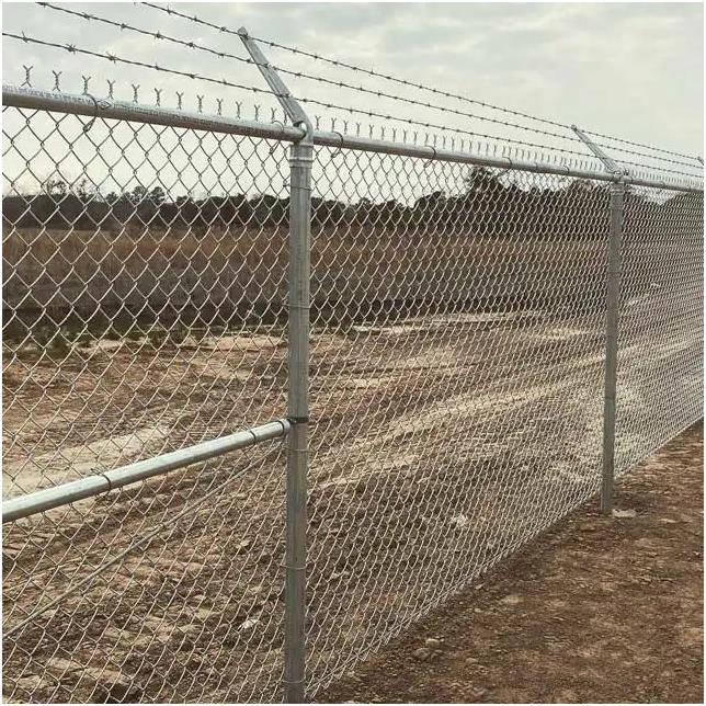 10 Ft High Vinyl Coated Complete System Durable Chain Link Fence
