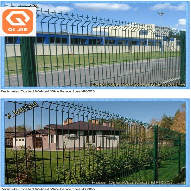 Powder Coated Curved Metal Wire Mesh Panel 3D Welded Wire Fence for Sale