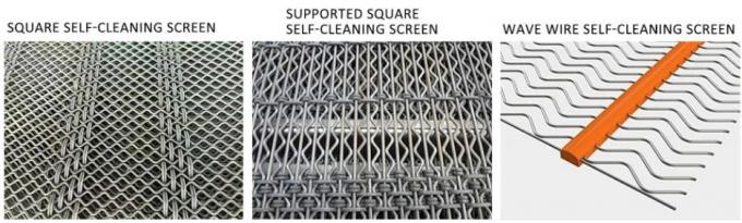 65mn Crimped Vibrating Wire Mesh For Mining Sieve Screen 2