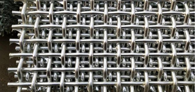65mn Crimped Vibrating Wire Mesh For Mining Sieve Screen 3