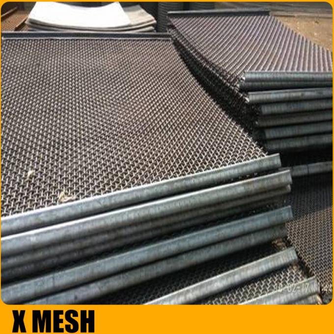 Wire Screen Rocks Rock Hooked 4mm Mining Screen Mesh Sgs Approved
