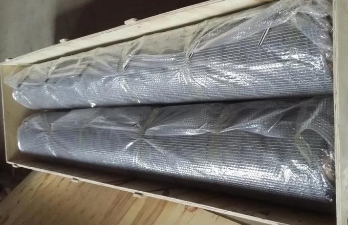 8mm Tec Sieve Architectural Woven Metal Mesh Multi Barrette Weave / Cable Mesh System 1
