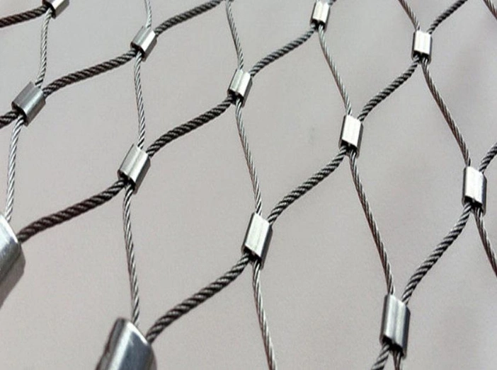 Zoo Animal Cage Protection Stainless Steel Fence Screen Mesh Expand Web Wire Rope Cable Net 0