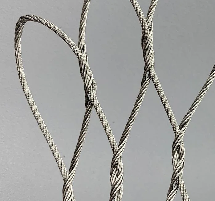 Zoo Animal Cage Protection Stainless Steel Fence Screen Mesh Expand Web Wire Rope Cable Net 1