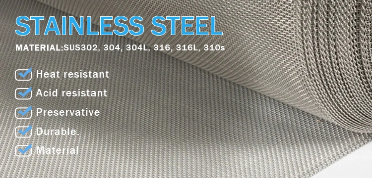 304/316 Stainless Steel Woven Wire Mesh Corrosion-Resistant And Durable 0