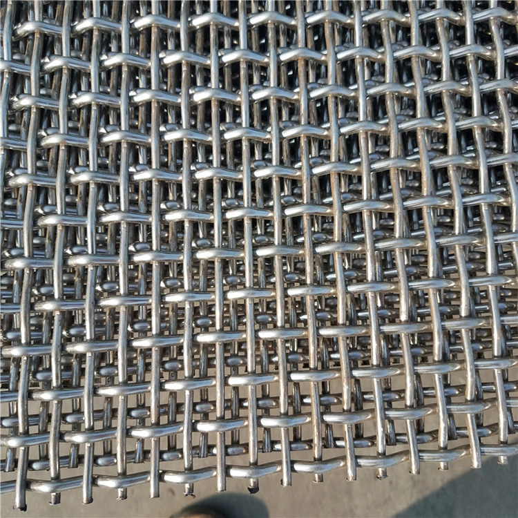 Wholesale Galvanized Square Woven Wire Mesh / Stainless Steel Crimped Wire Mesh 2