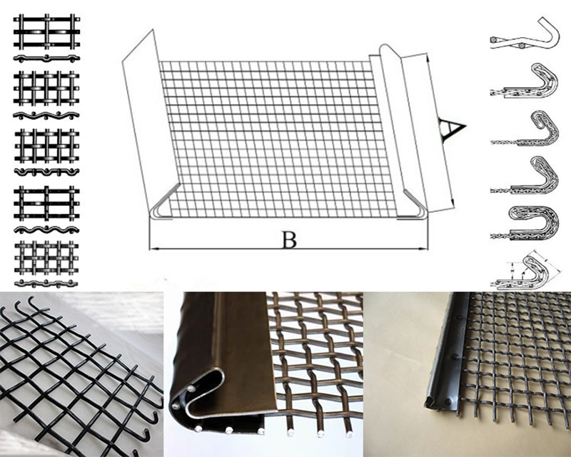 High Tensile 65 Mn Quarry Rock Crusher Crimped Wire Woven Screen Mesh for Vibrating 3