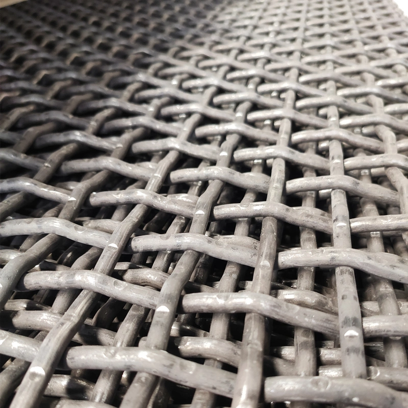 High Tensile 65 Mn Quarry Rock Crusher Crimped Wire Woven Screen Mesh for Vibrating 4