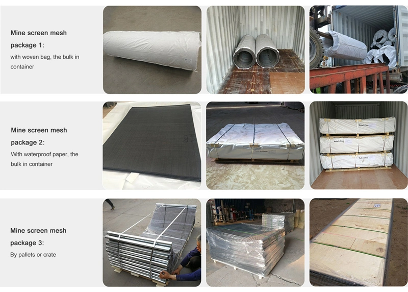 High Tensile 65 Mn Quarry Rock Crusher Crimped Wire Woven Screen Mesh for Vibrating 7
