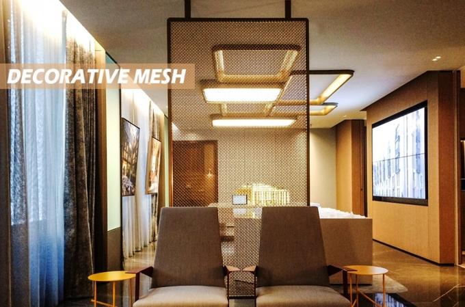 Decorative Stainless Steel Wire Mesh Panels For Interior Design