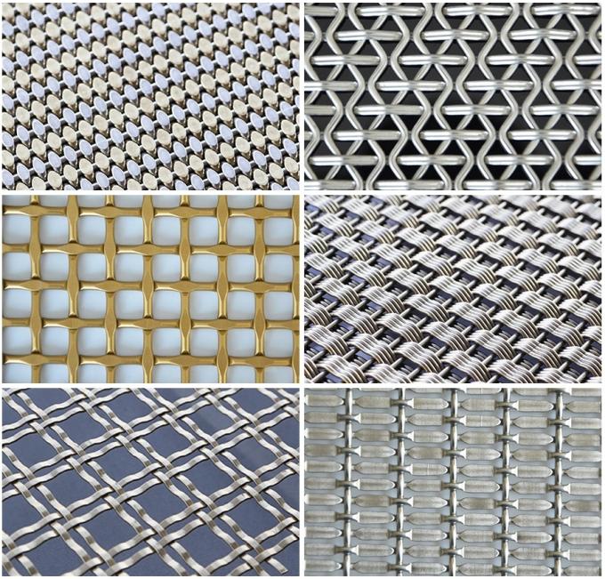 Decorative Stainless Steel Wire Mesh Panels For Interior Design