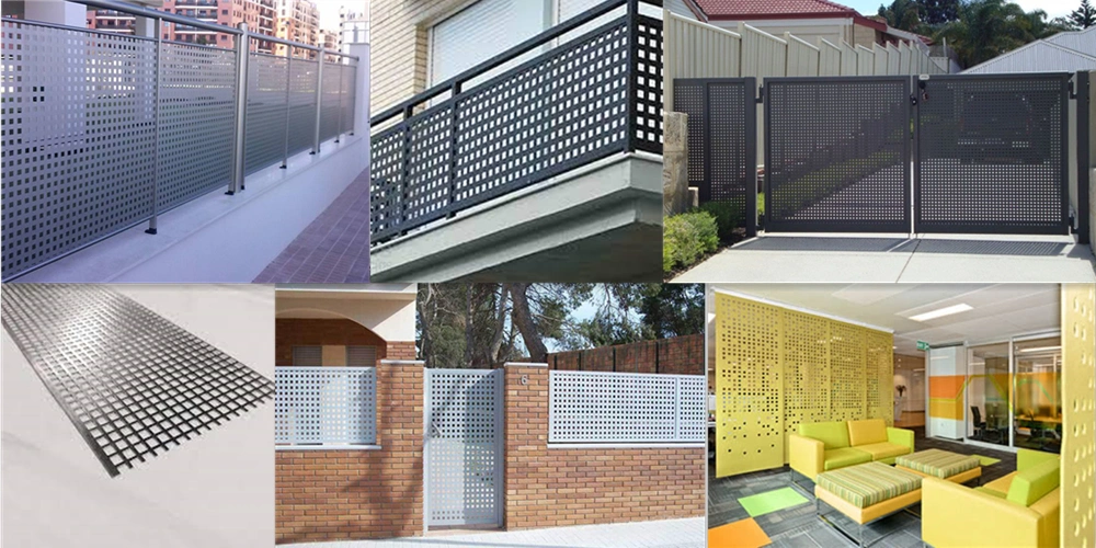 2mm 3mm Hole Size Stainless Steel Perforated Metal Sheet Mesh Decorative Sheet For Ventilating 3