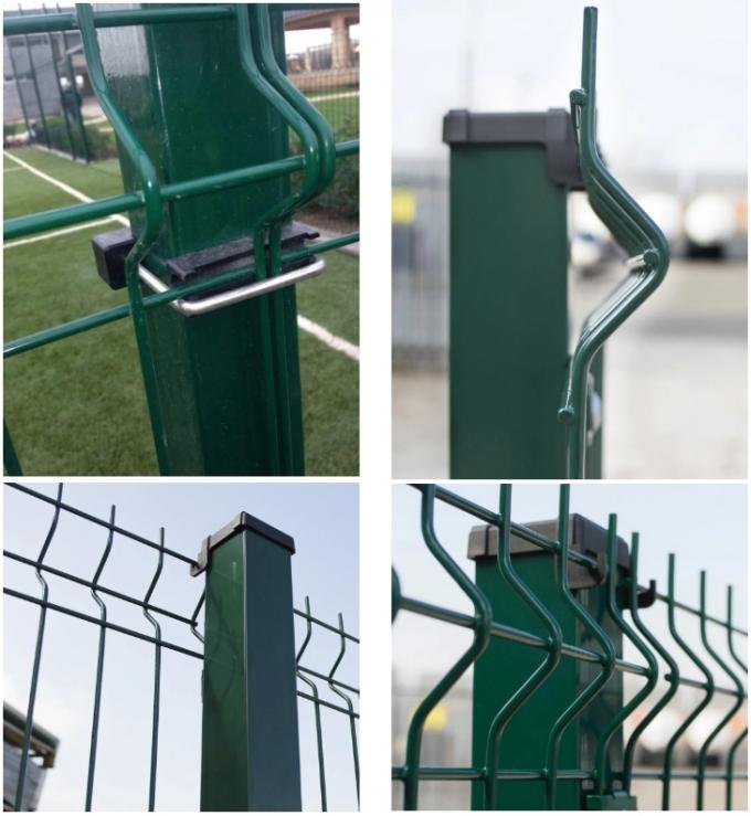Galvanized 3D Panel Fence 3D Curved Steel Welded Fence Curved Wire ...
