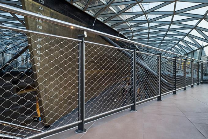 Flexible Stainless Steel 304 316 Wire Rope Mesh Net For Garden Fence 3