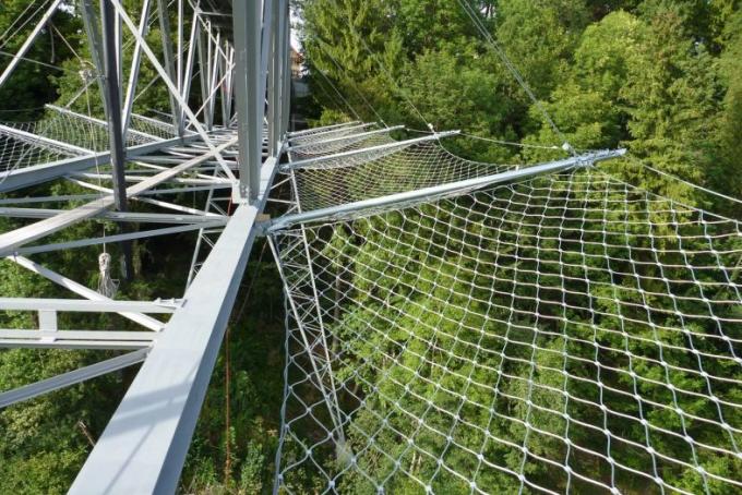 Flexible Stainless Steel 304 316 Wire Rope Mesh Net For Garden Fence 4