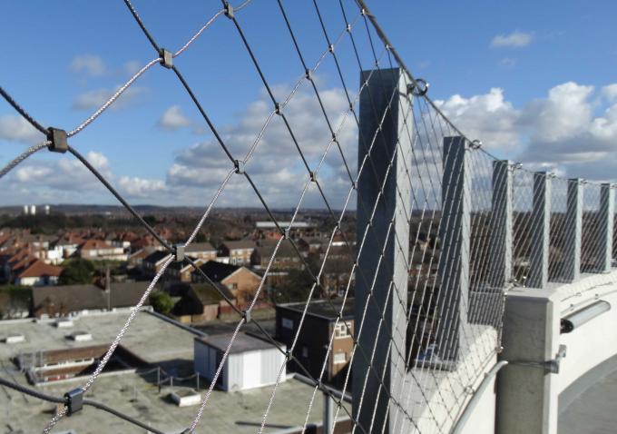 Flexible Stainless Steel 304 316 Wire Rope Mesh Net For Garden Fence 7